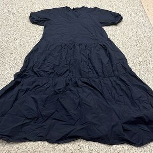 COS Dark Blue Maxi Dress